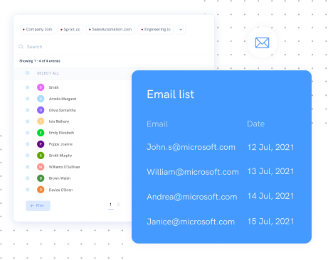 store your emails